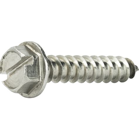 stainless steel sheet metal screws hex head|stainless steel self tapping.